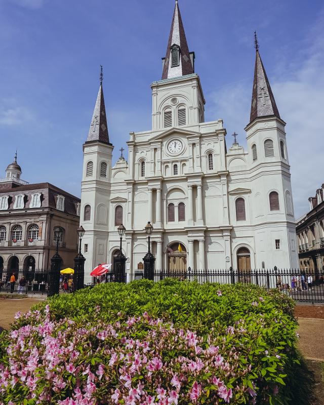 Jackson Square - St. Louis Cathedral - Springtime