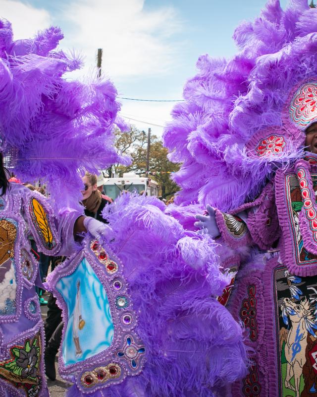 Super Sunday dos indígenas do Mardi Gras