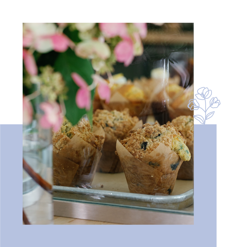 Blueberry muffins