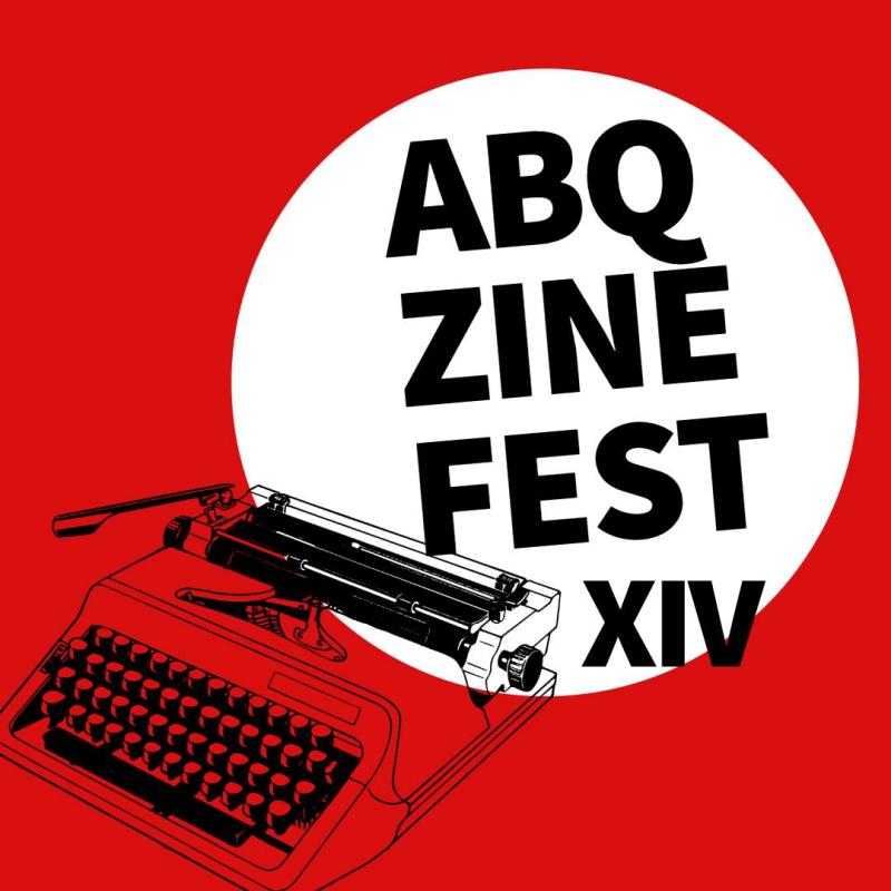 Graphic for the 14th ABQ Zine Fest.