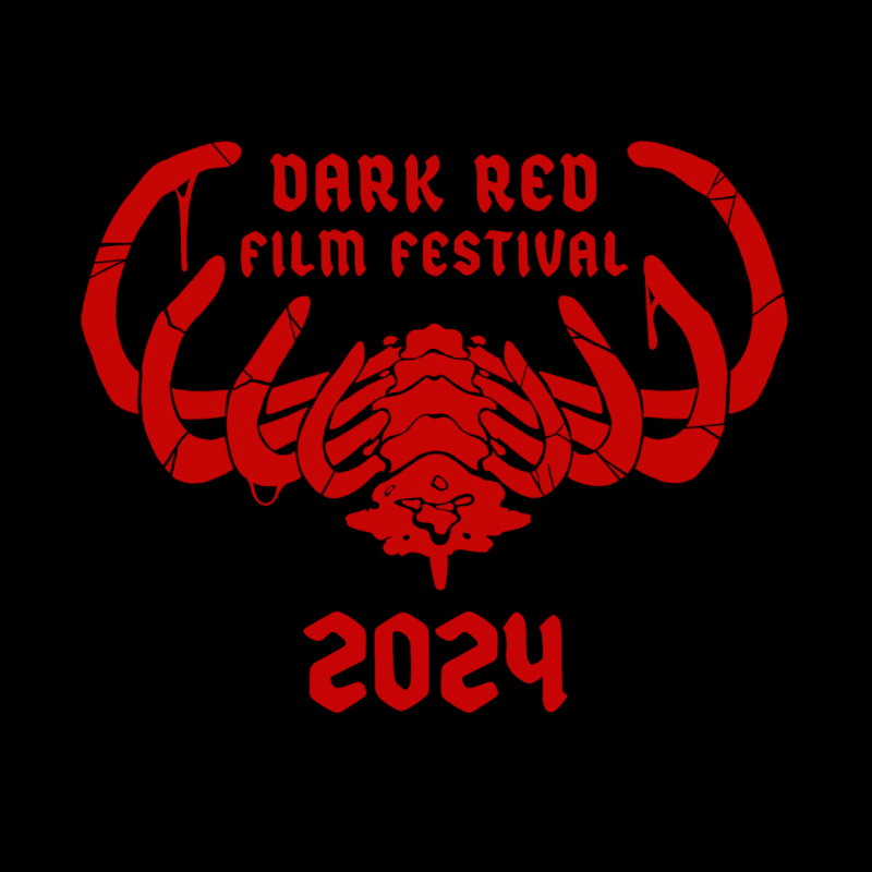 Logo for the 2024 Dark Red Film Festival