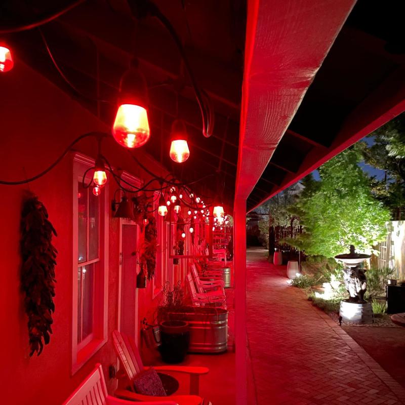 Exterior of the Painted Lady Bed and Brew in Albuquerque, New Mexico