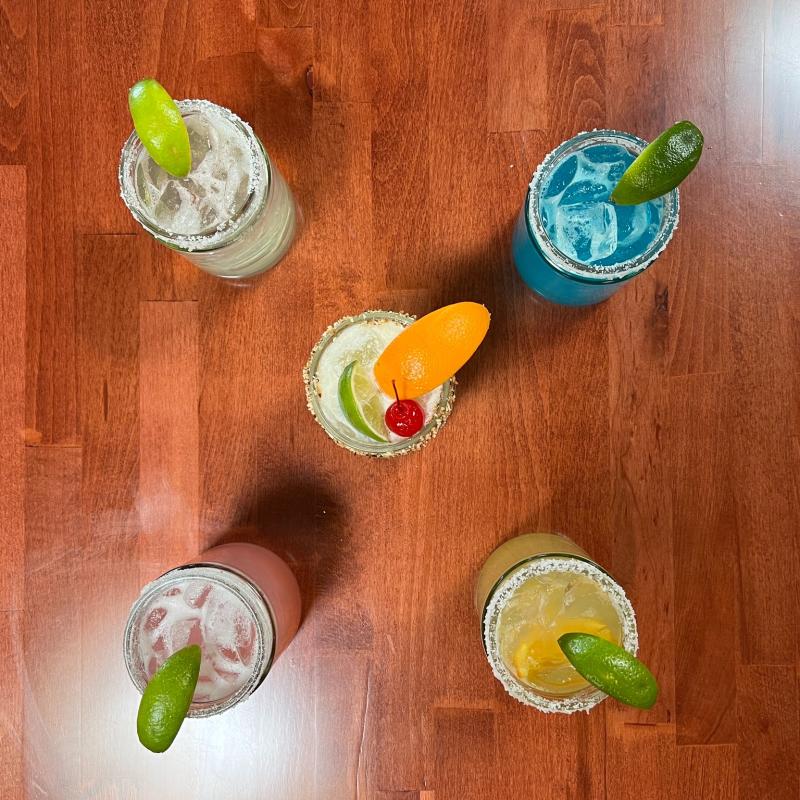 Five different types of margaritas from Sadie's