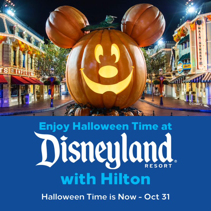 Halloween Time at Disneyland Resort with Hilton