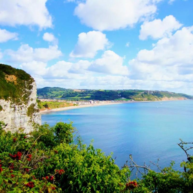coast line Instagrammable spots in East Devon