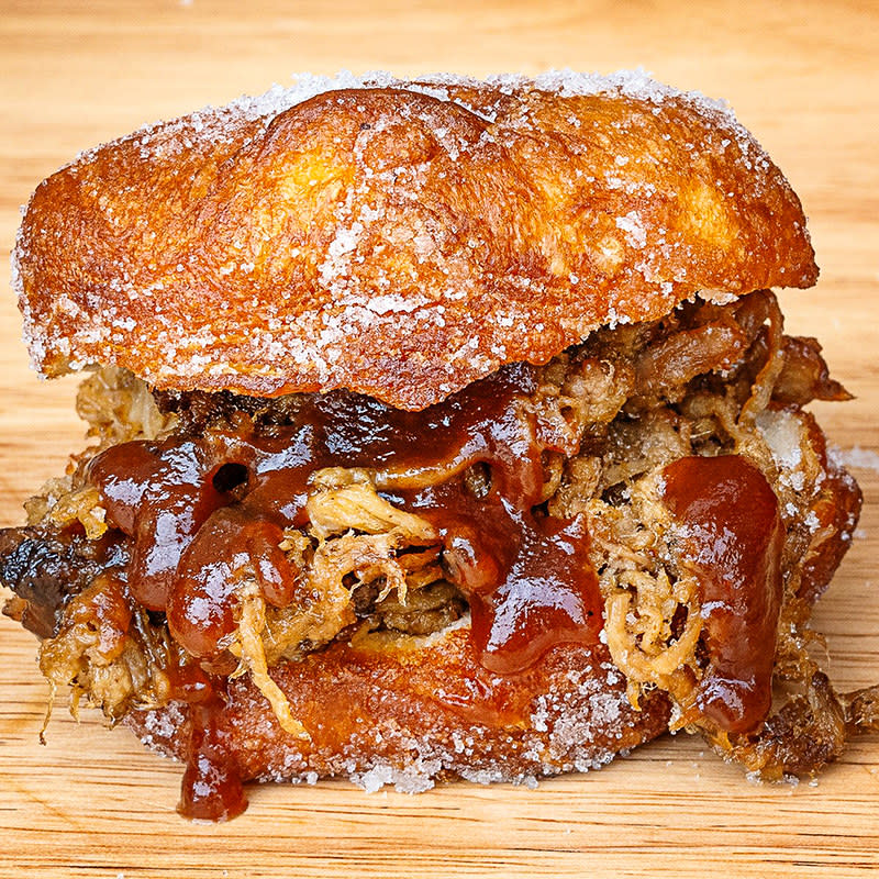 Indiana State Fair BBQ sugar biscuit