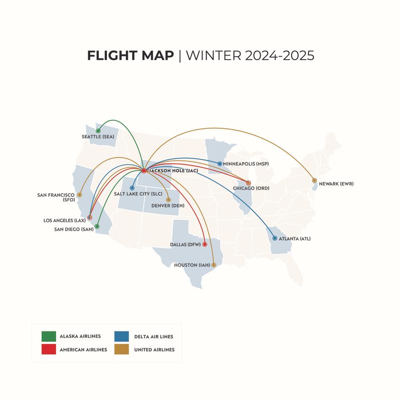 Winter Flight Map 24-25