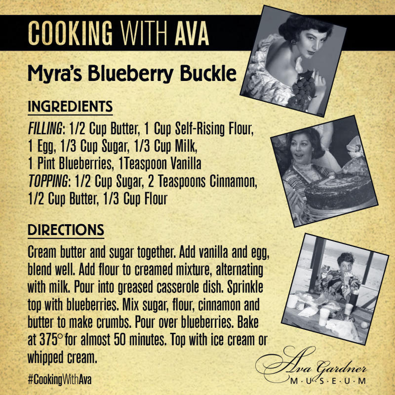 Myra's Blueberry Buckle