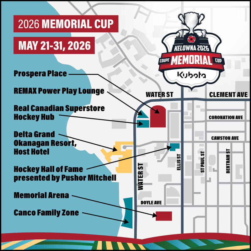 Memorial Cup Festival Map