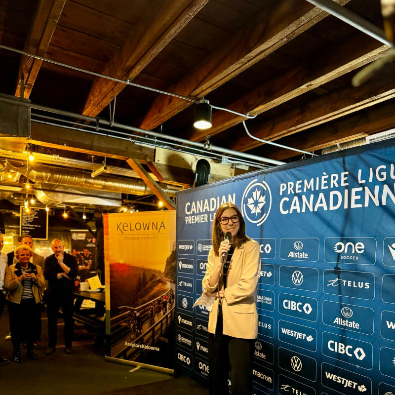 Lisanne at CPL Announcement Event