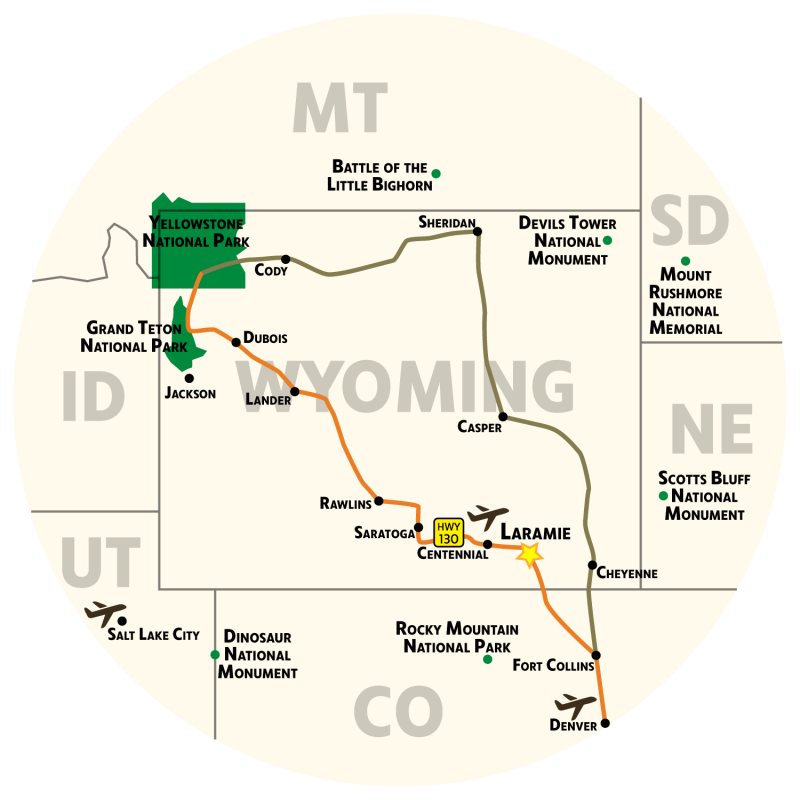 Laramie With Airports