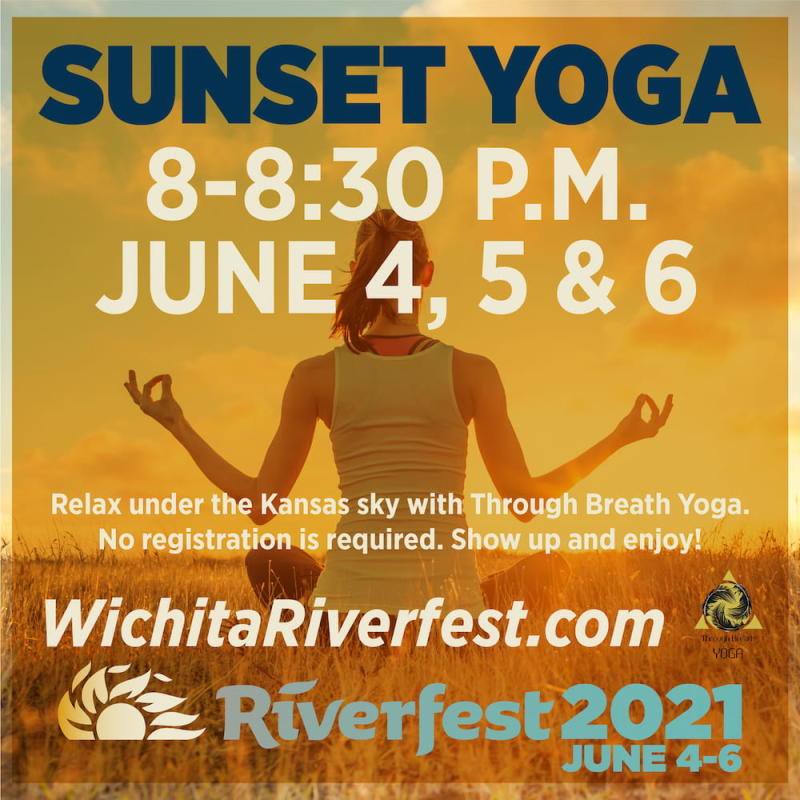 Wichita Riverfest Sunset Yoga