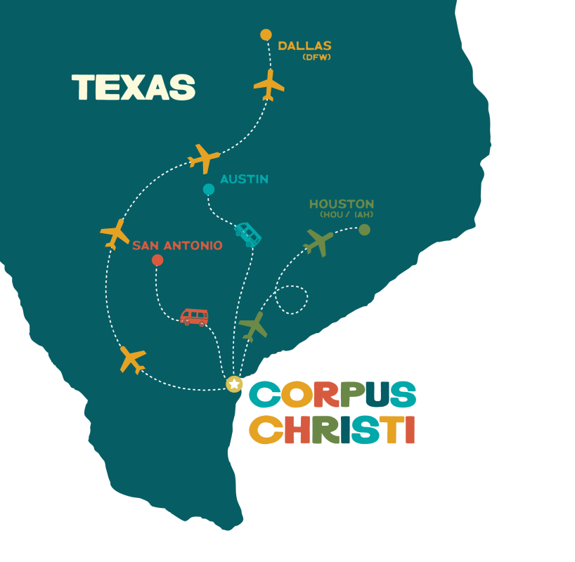 Corpus Christi Metro Map