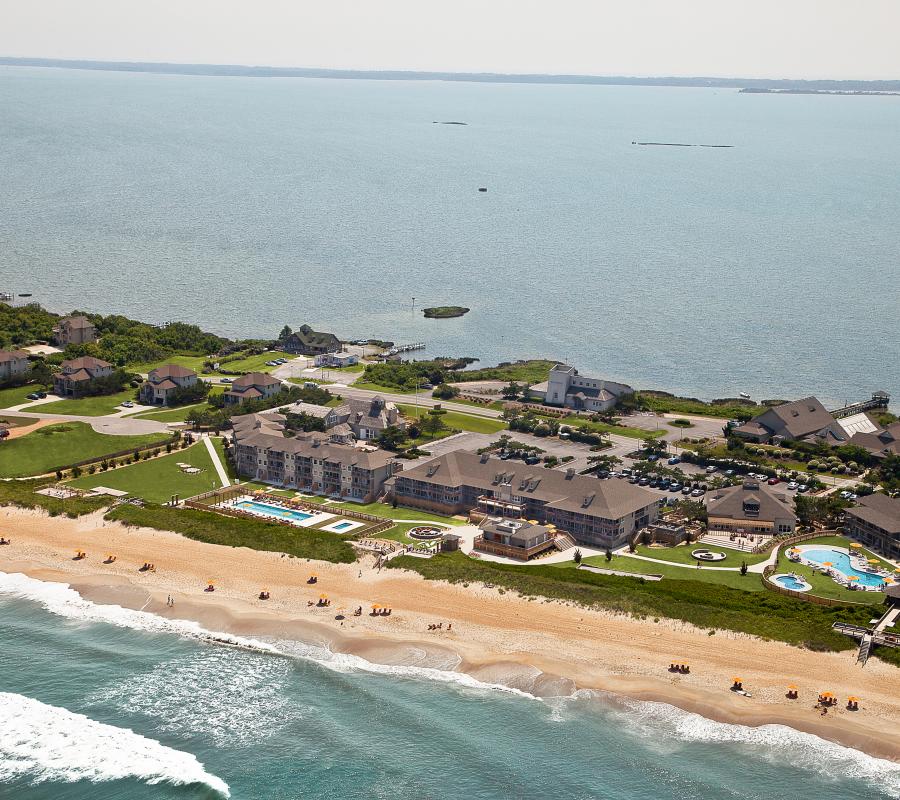 Aerial Sanderling Resort