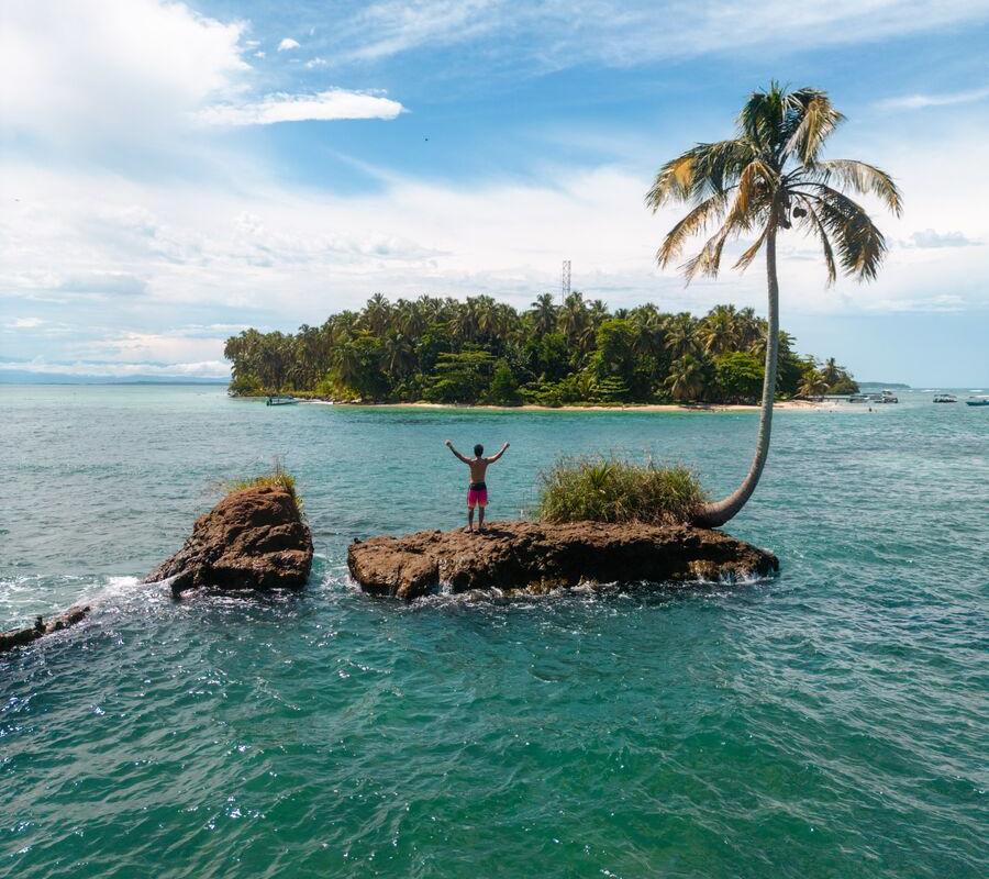 Cayo Zapatilla, isla paradisiaca en el caribe panameño, Bocas del Toro, Panamá