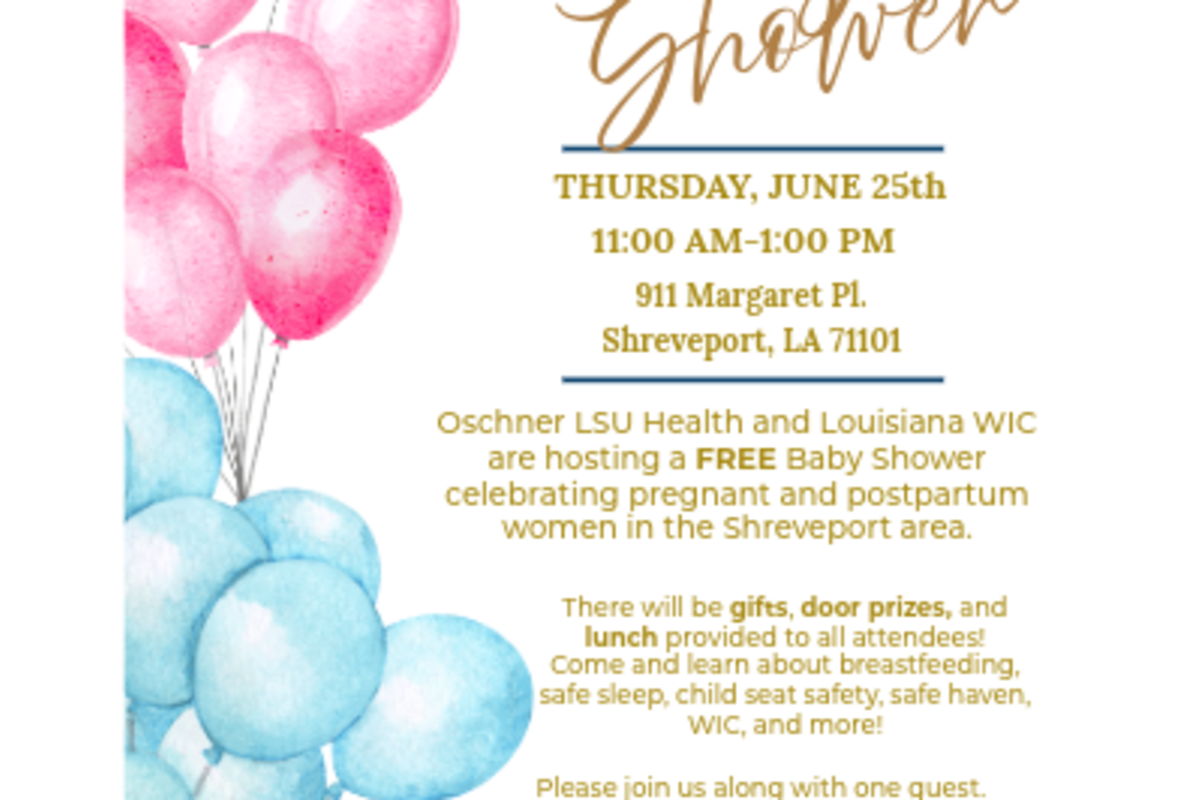 2nd Annual LSUHS Shreveport WIC Baby Shower/Health Fair