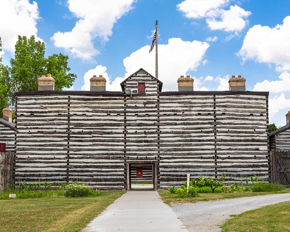 Entrance to Historic Fort Wayne at The Old Fort