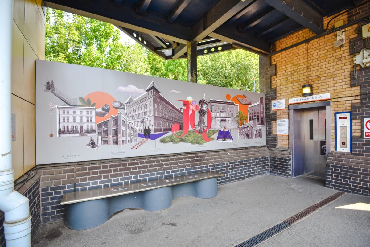 New community-led art mural unveiled at Jewellery Quarter station