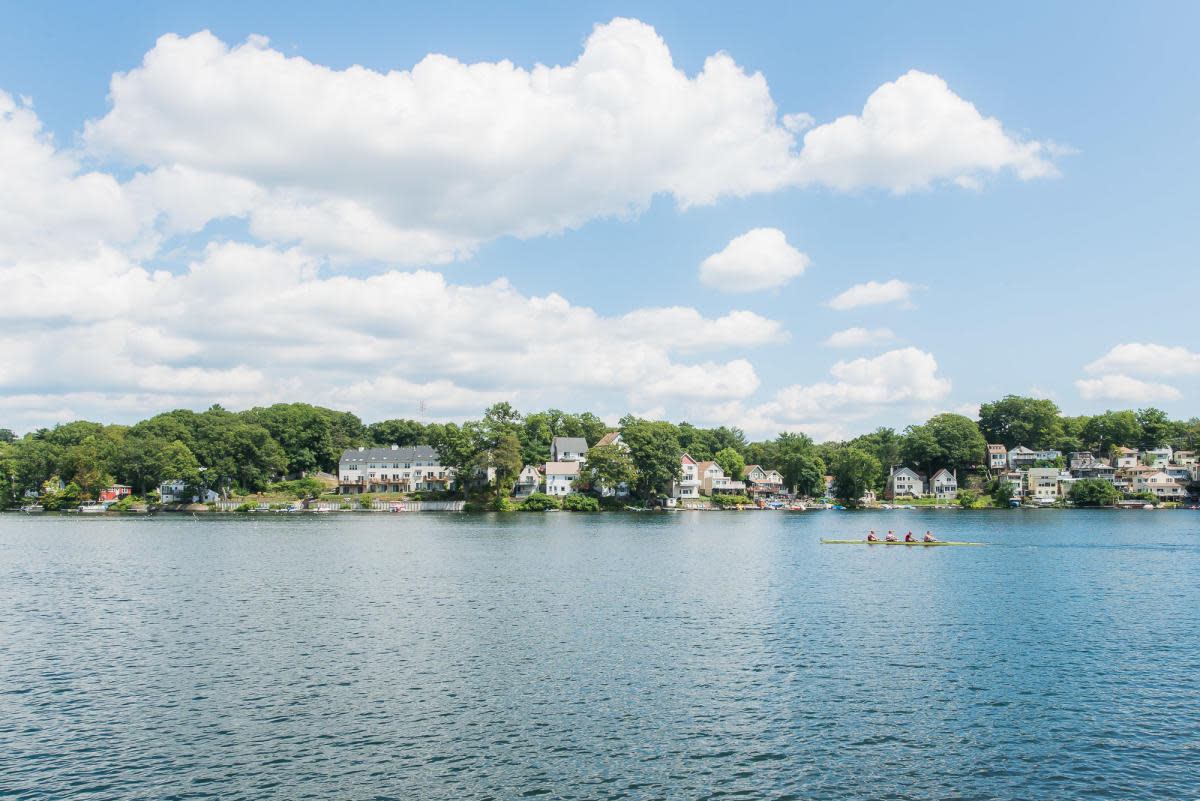 Rowing on Quinsigamond