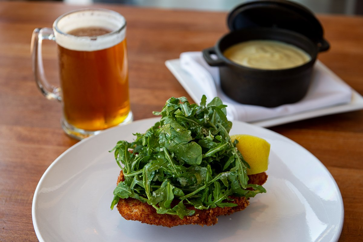 Venable Bistro Chicken with Arugula and shaved Parmesan