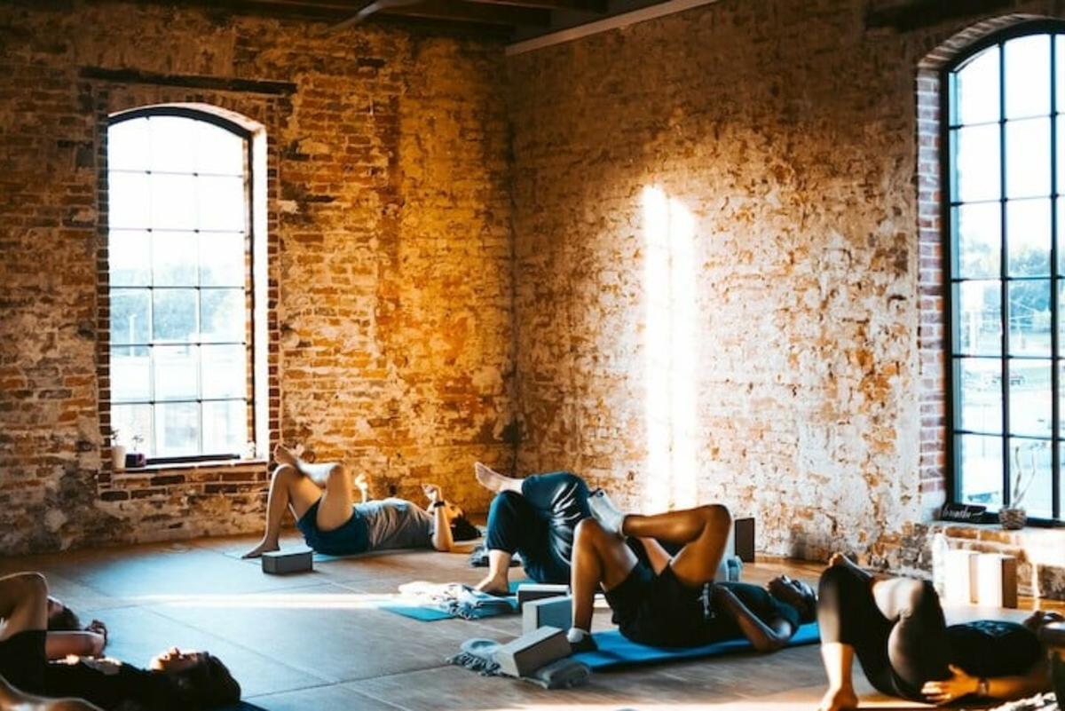 yoga session