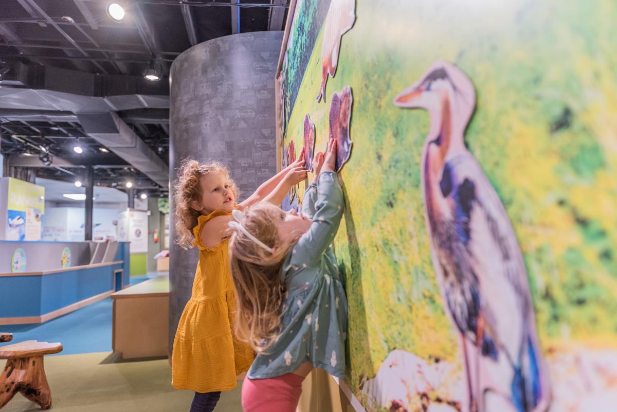 children play in Explorers Landing