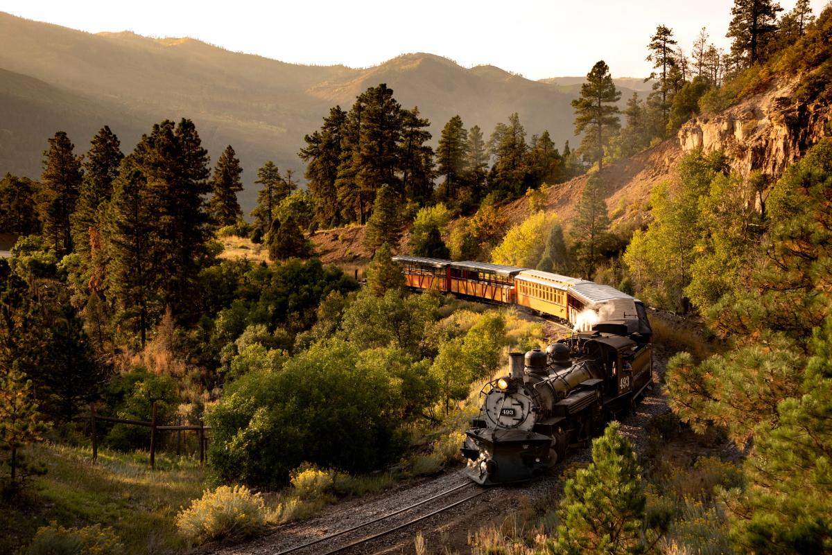 Fall Train in Durango, Colorado