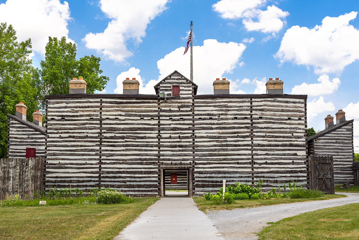 Entrance to Historic Fort Wayne at The Old Fort