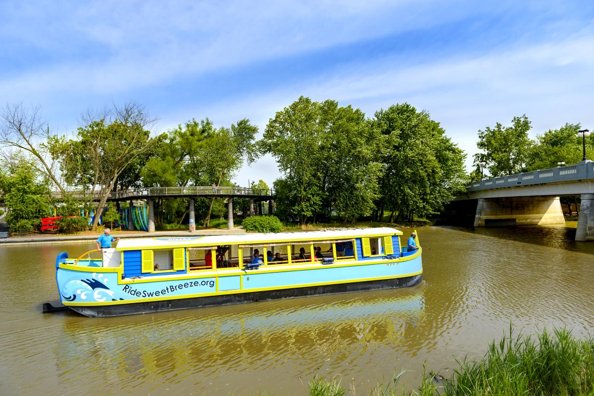 Sweet Breeze Canal Boat on the St. Marys River