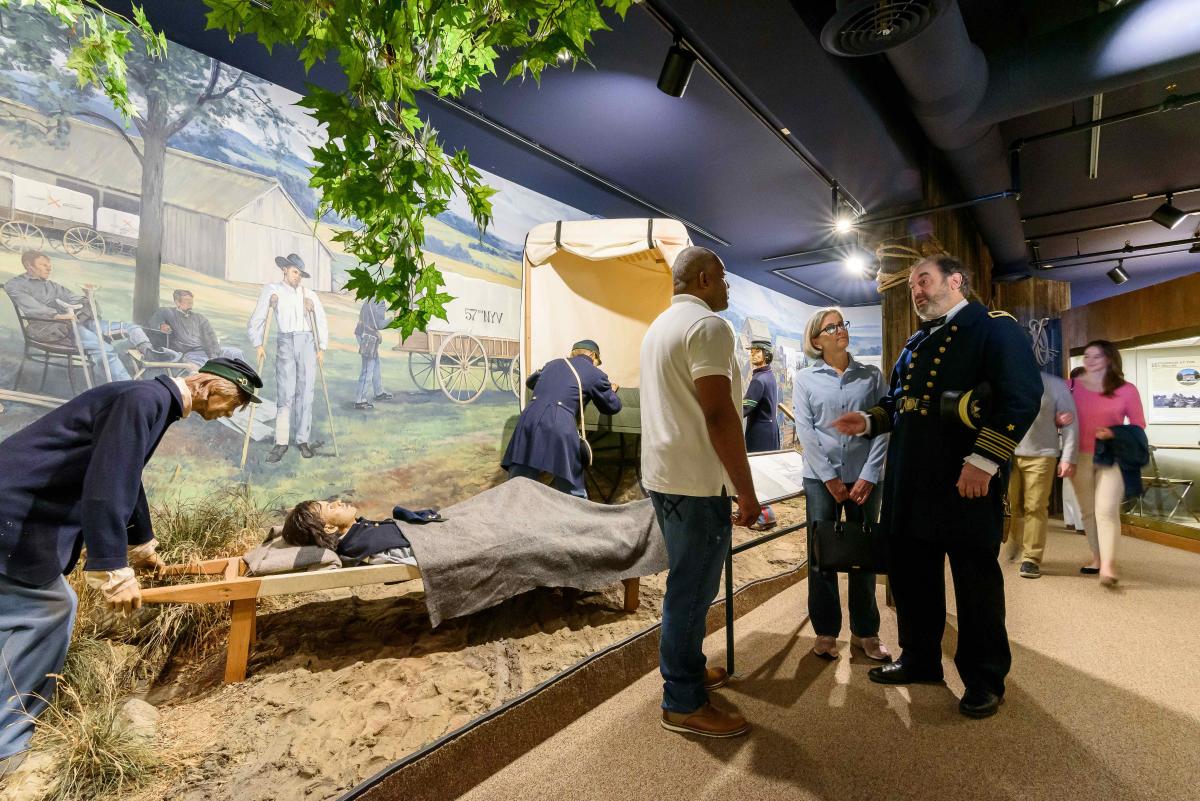 Visitors at the National Museum of Civil War Medicine