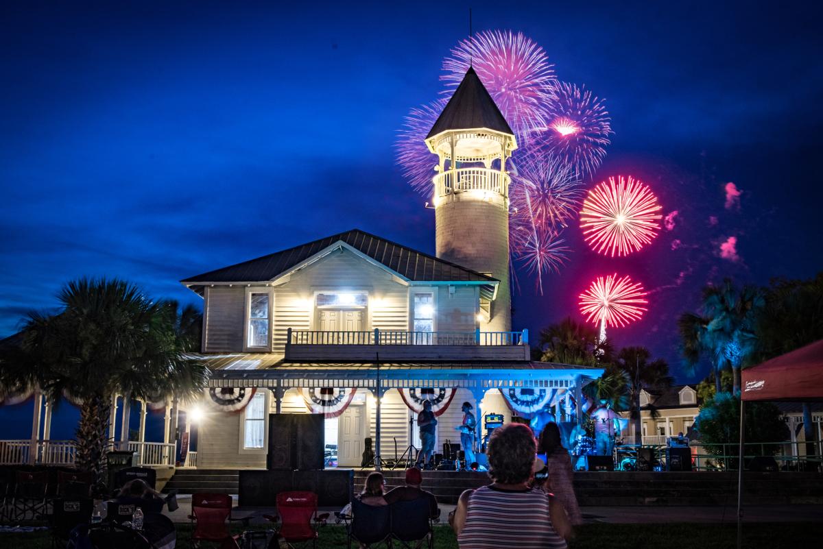 Brunswick's Old Fashioned 4th of July is a popular fireworks display in Brunswick, GA.