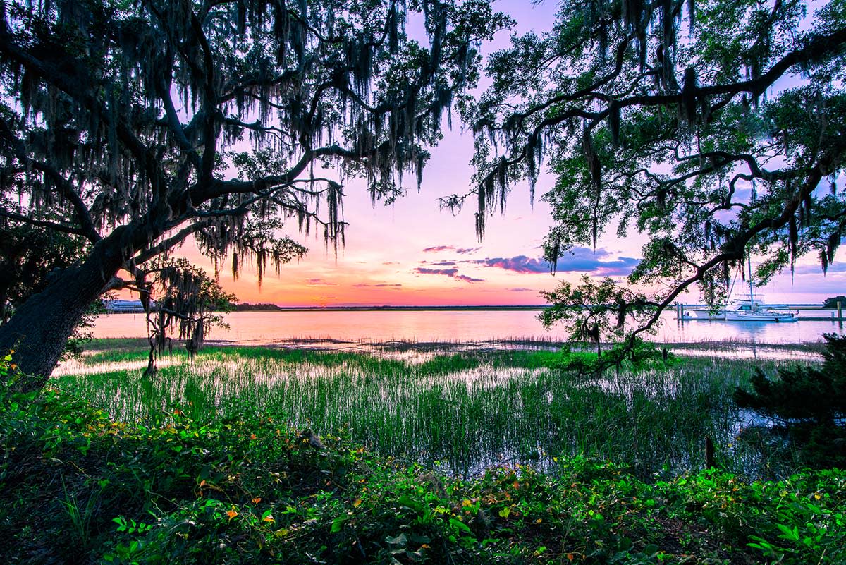 Gascoigne Bluff Sunset on St. Simons Island, GA