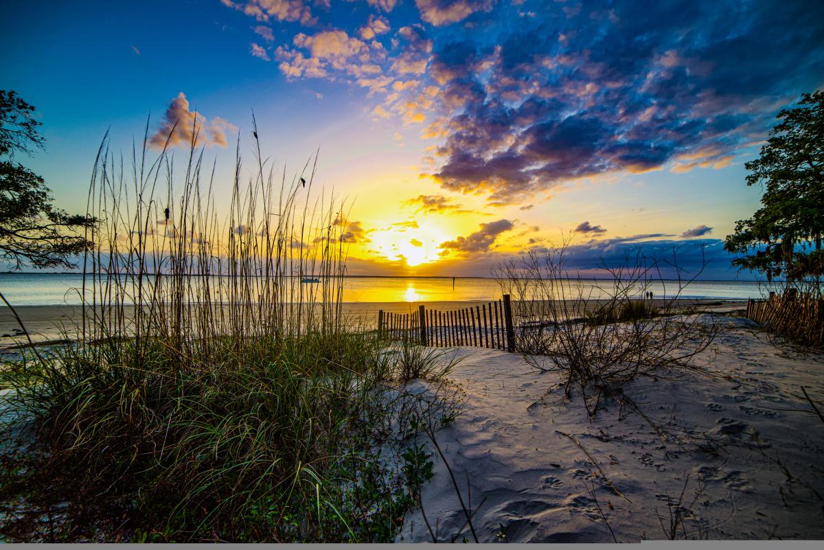 Beach on Jekyll Island, Georgia