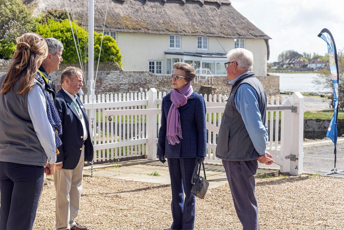 Princess Anne visits Chichester Harbour
