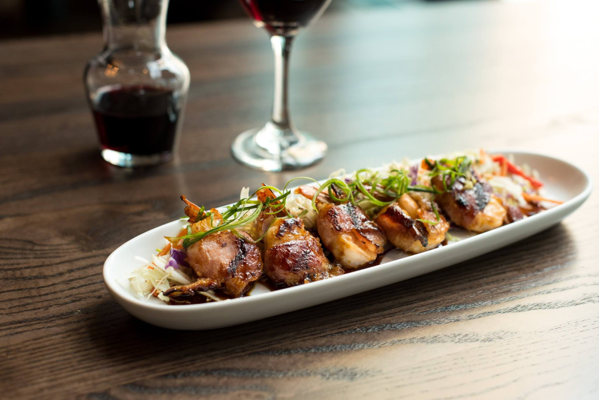 Thirsty Lion -  Bacon Wrapped BBQ Shrimp