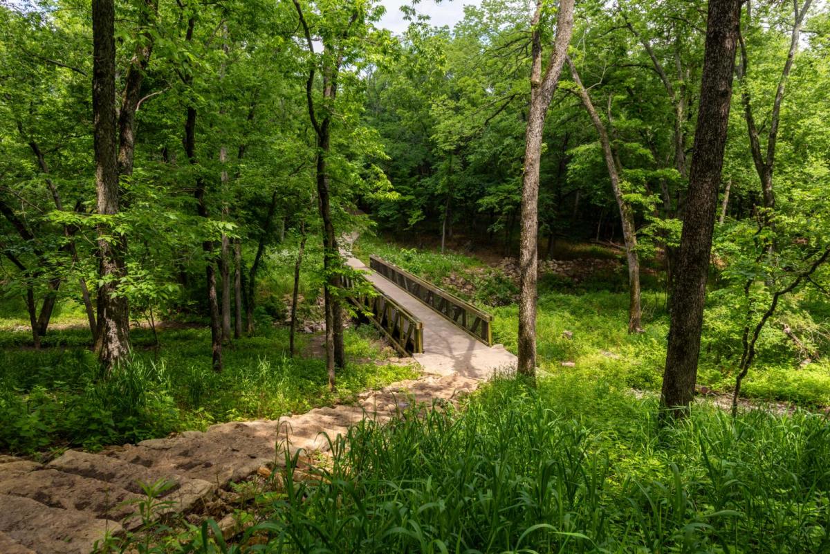 Ernie Miller Park Trail Bridge