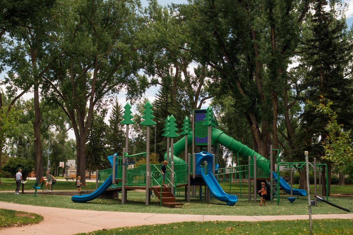 Washington Park Laramie Wyoming Playground Equipment