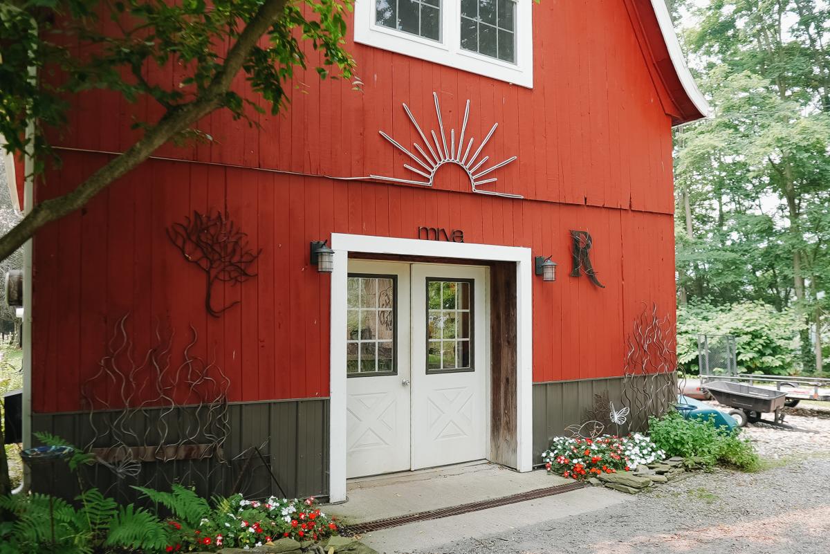 Outside barn Ironwood Studios
