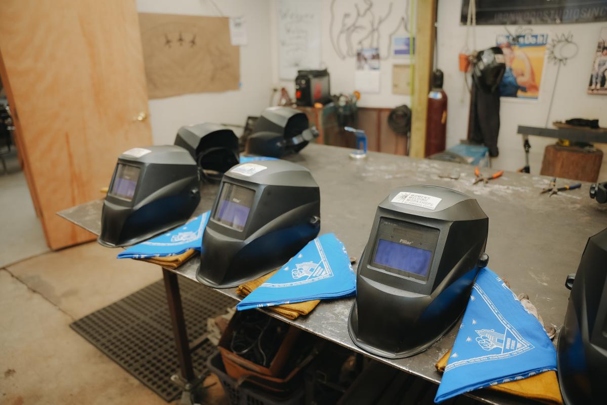 Helmets for welding