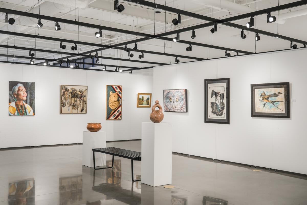 View of a gallery inside Exhibit C