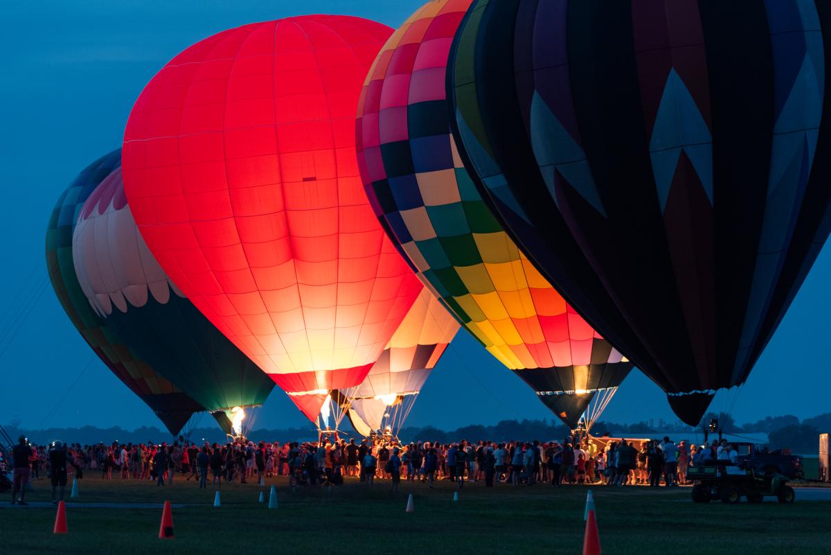 Hot Air Balloons at EAA AirVenture 2025
