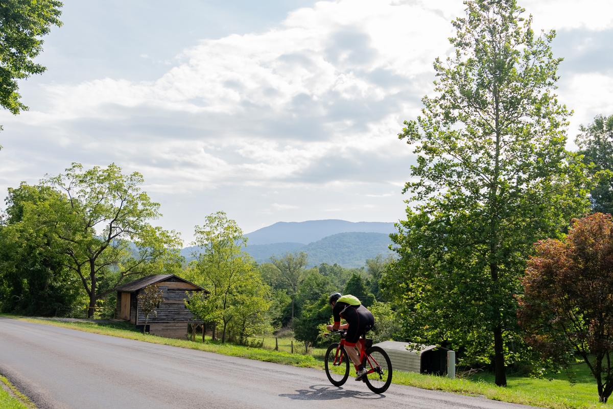 Cycling in Page Valley, VA
