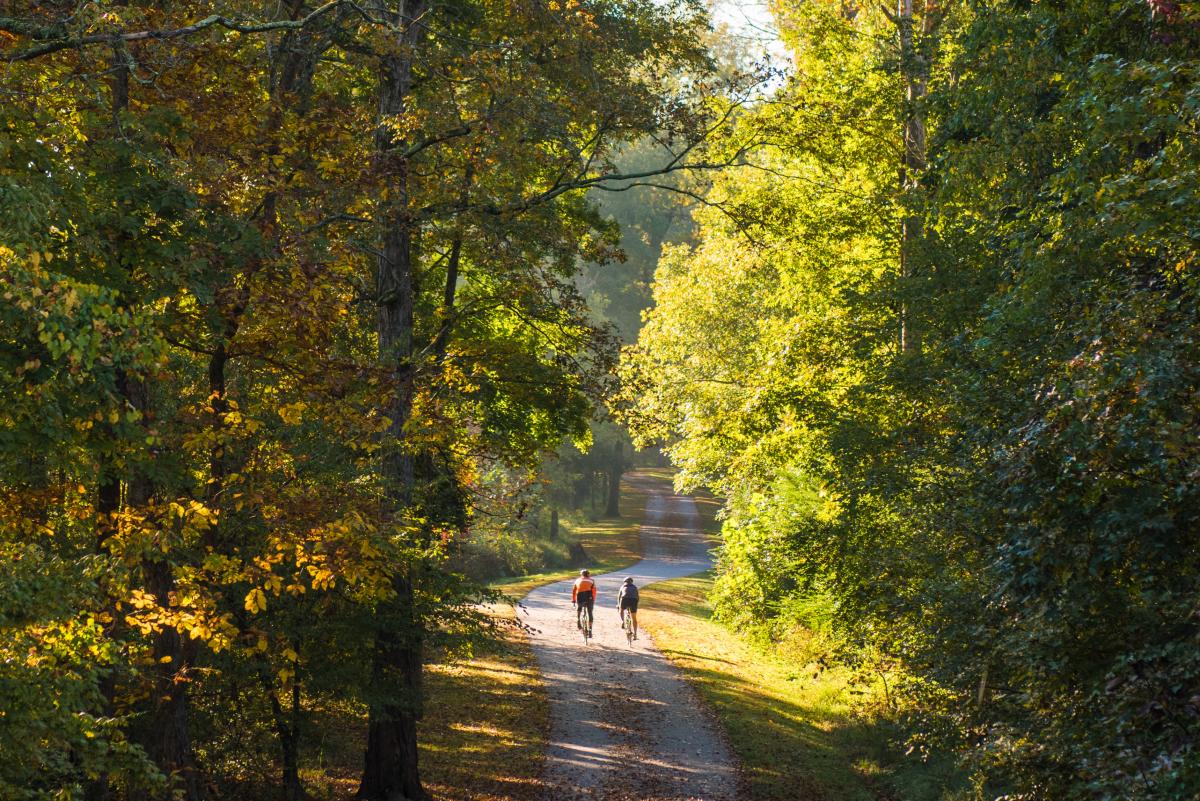 Neuse River Greenway Trail bike riders