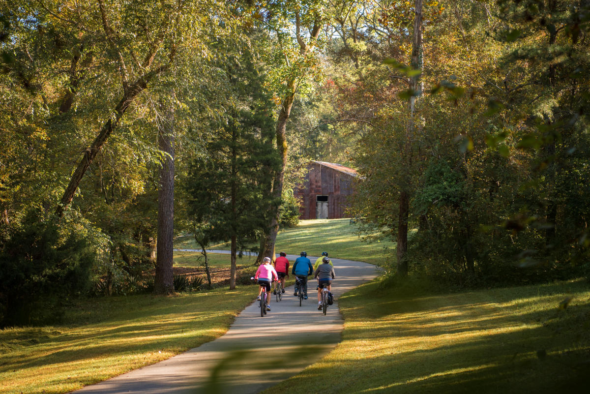 Neuse River Greenway Trail bike riders