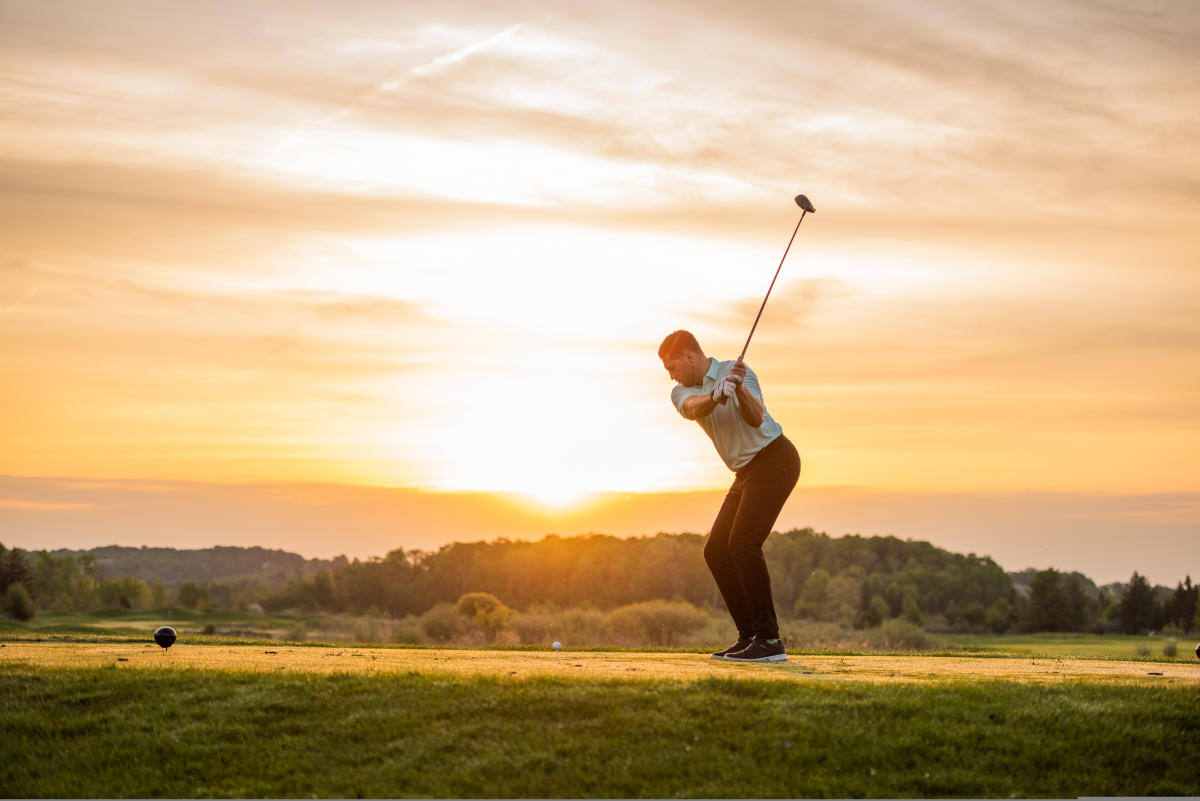 Golfing