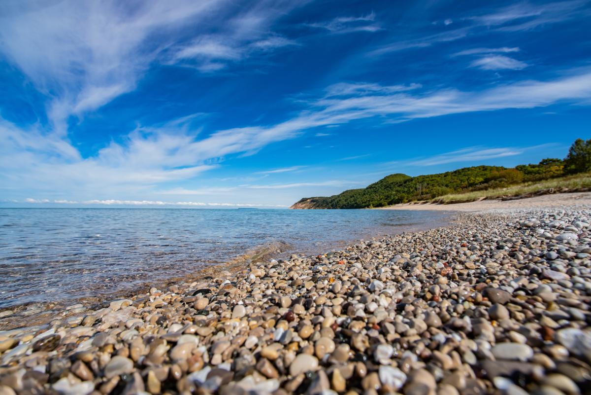 Sleeping Bear Dunes - rocks