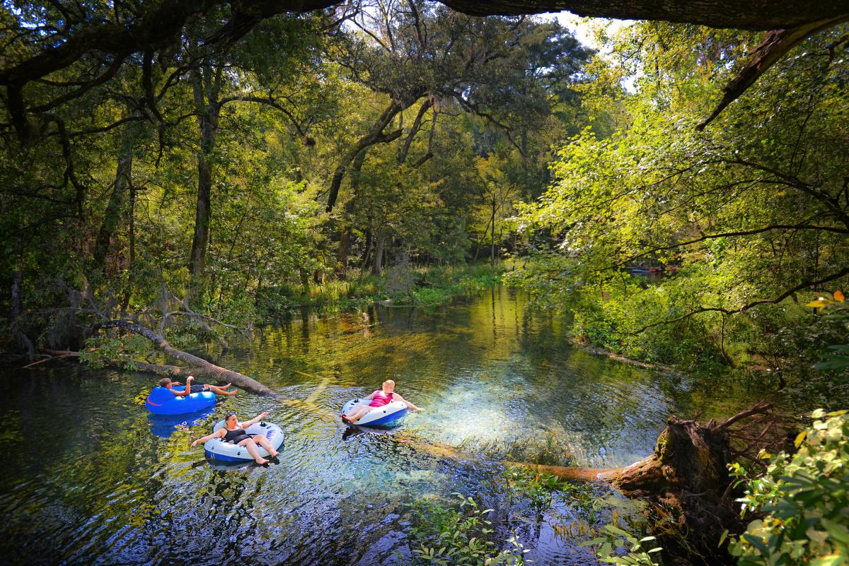Ichetucknee Springs tubing near High Springs