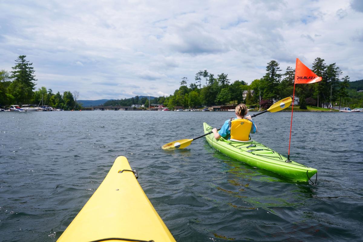 Kayaking with Lake George Kayak Company