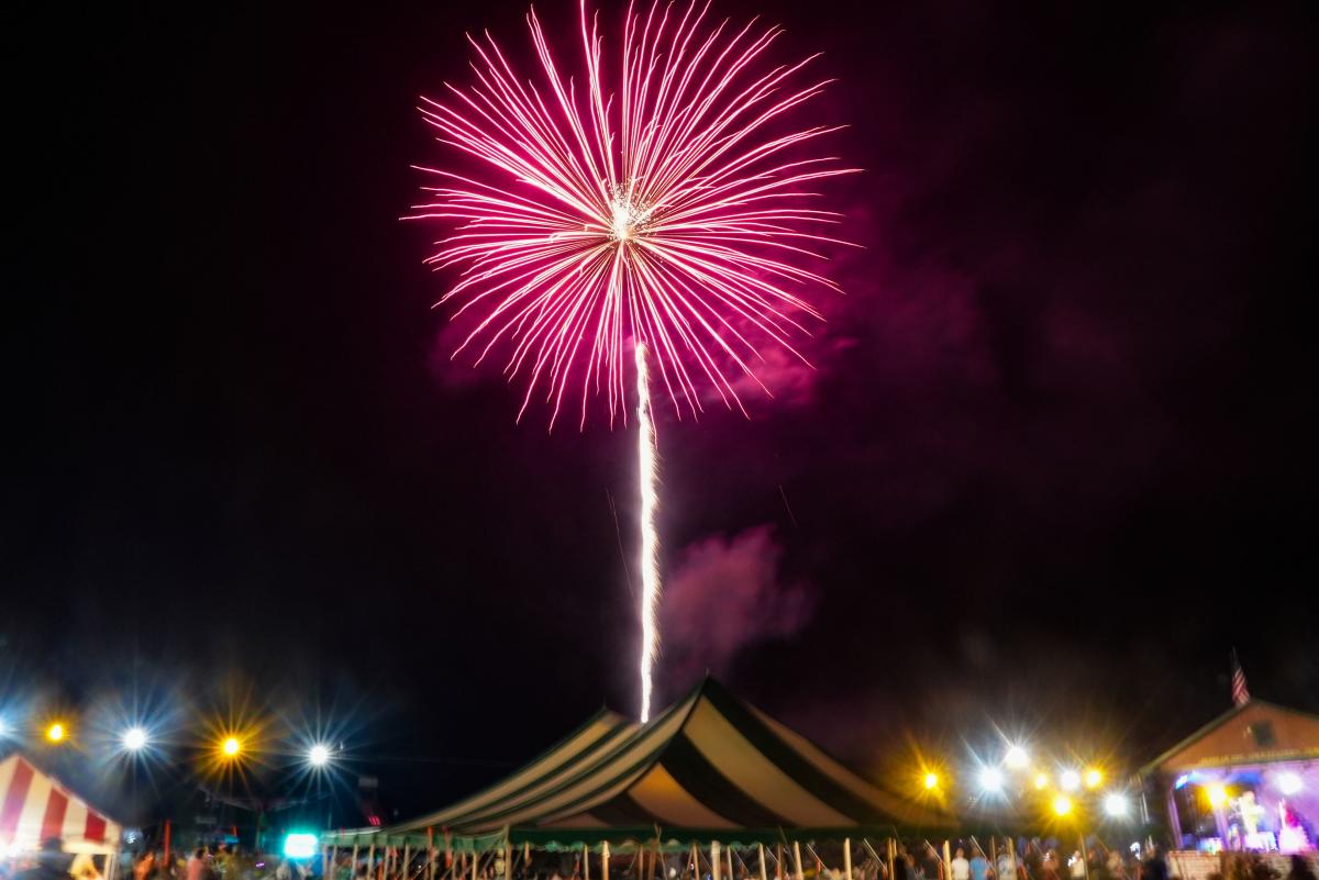 Fireworks at Smoke Eaters Jamboree