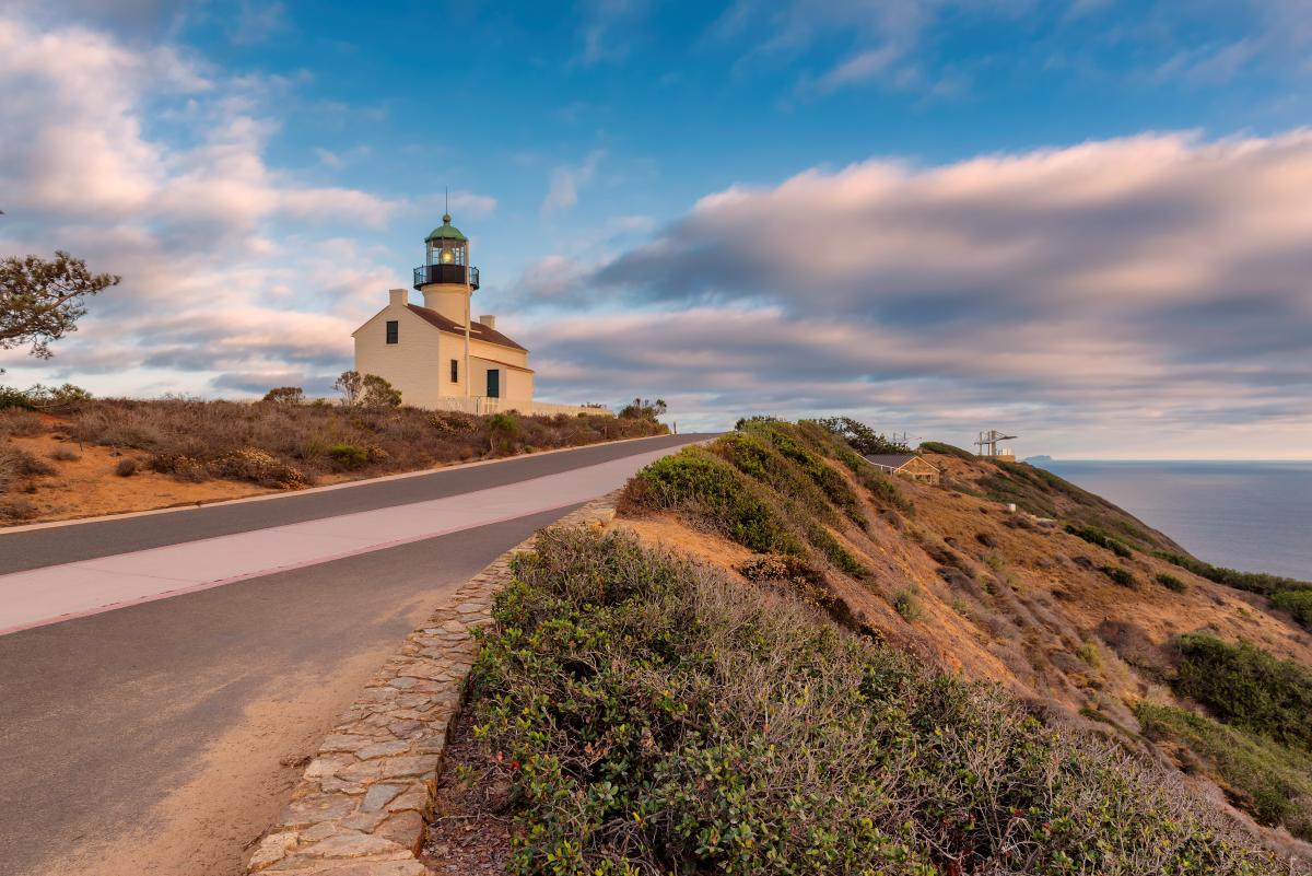 View of Point Loma lighthouse